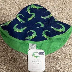 Pottery Barn Kids Reversible Sun Hat Alligator Print